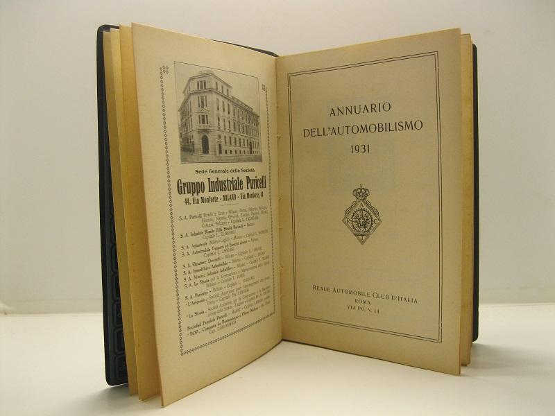 Annuario dell'automobilismo 1931